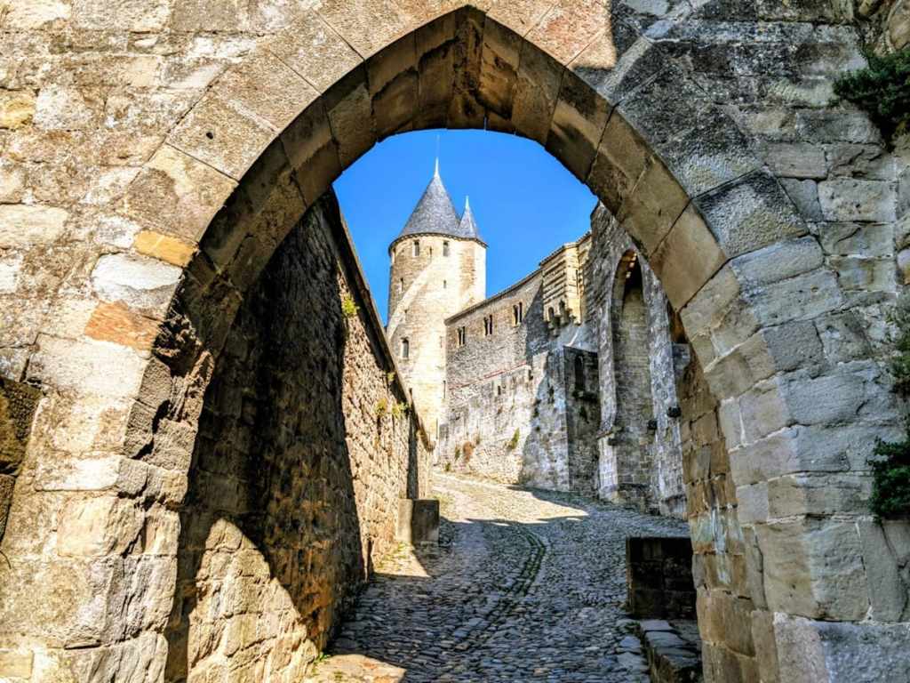 Picture of Carcassonne in South of France, Occitanie, to visit during Eliane's French immersion program