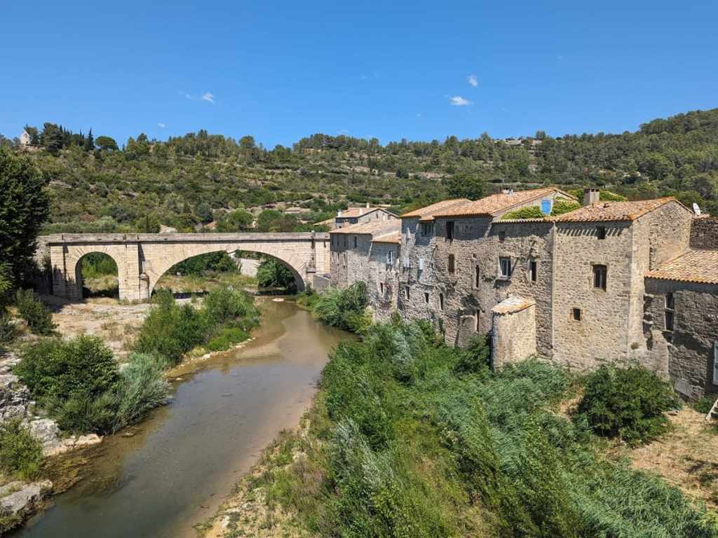 Picture of Lagrasse village in South of France taken by teacher Eliane of French immersion